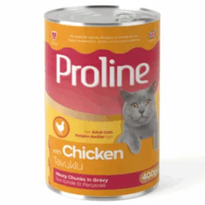 Proline Adult Cat Food Canned - Chicken Chunks in Gravy 0.4kg