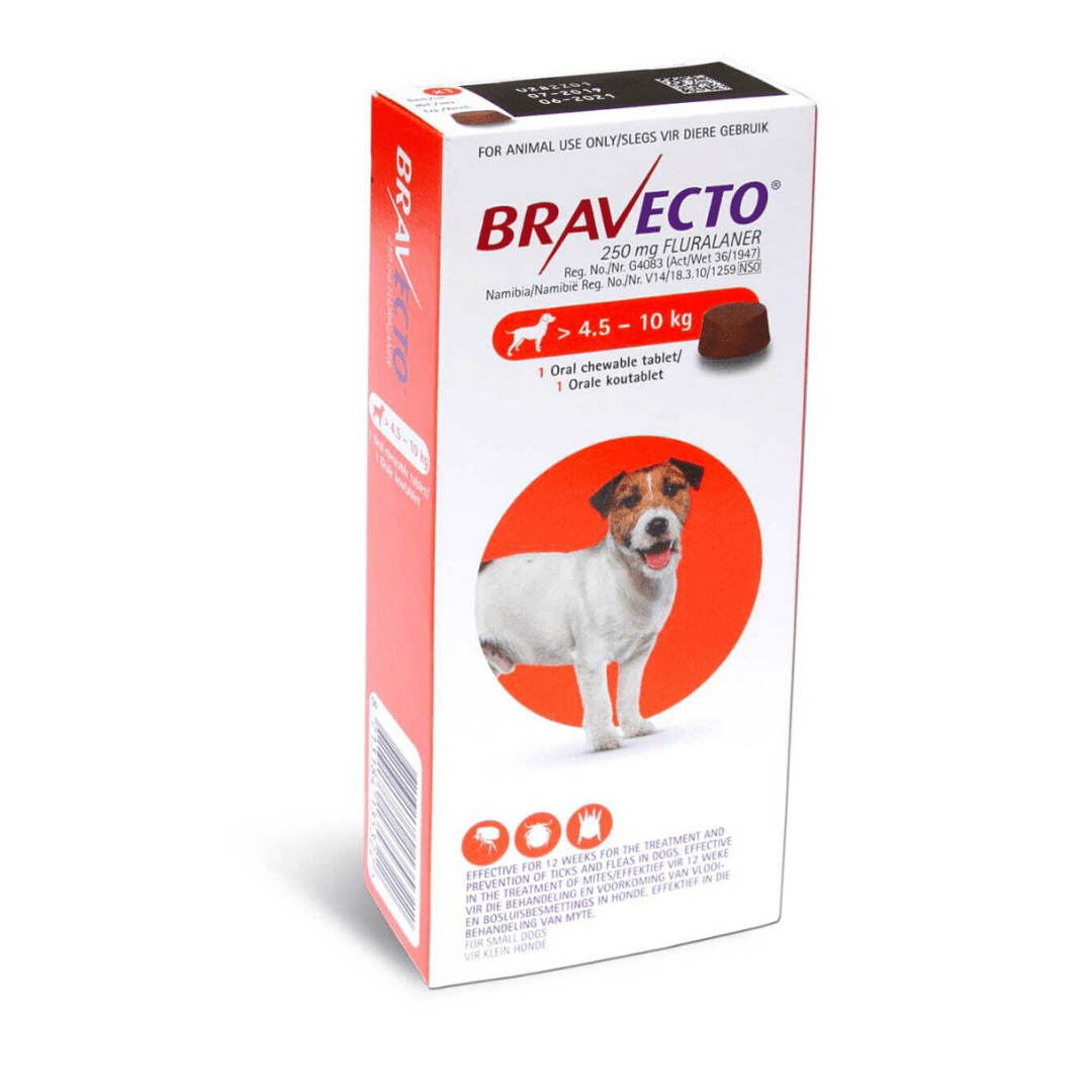 Bravecto Chewable Tablet for Dogs 4.5 to 10kg, 1 Treatment PetStore