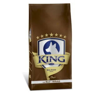King Plus Adult Dog Food - Beef 15kg
