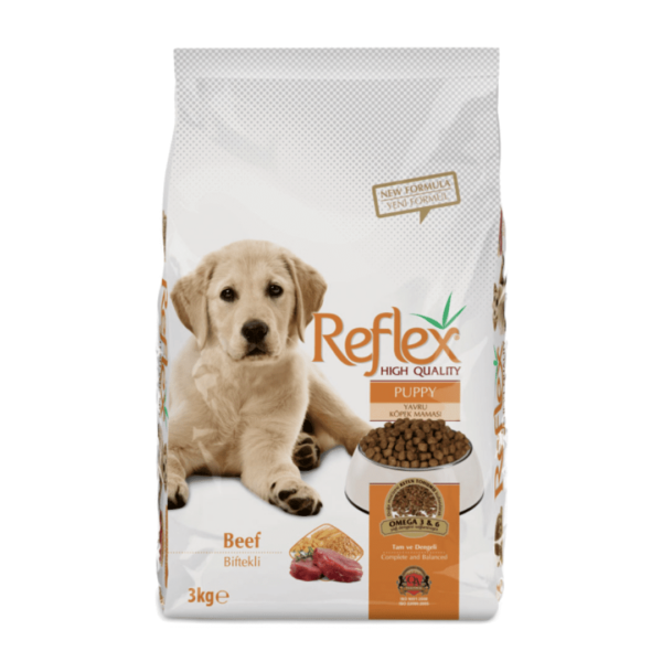 Reflex Premium Puppy Food - Beef 3kg