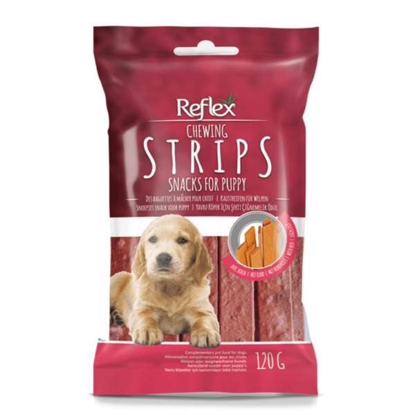 Reflex Puppy Beef Strips Treat