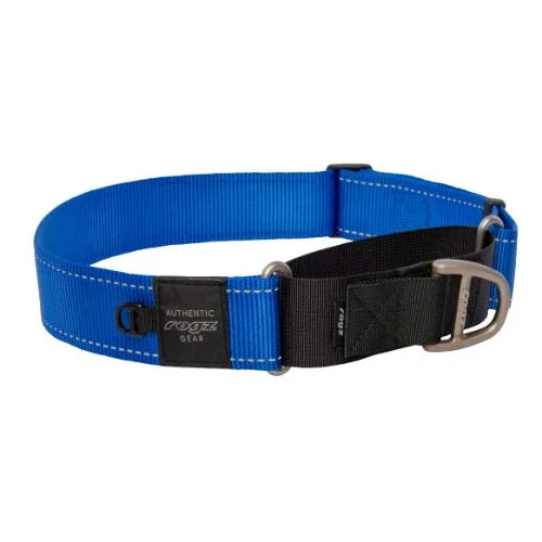 Rogz Dog Utility Control Collar Web XX-Large - Blue
