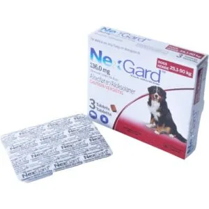 NexGard 136mg Tabs - 3 month supply -  Large Dog (25-50kg)