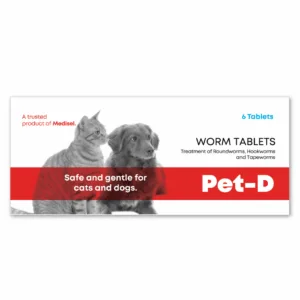 PetD Deworm 6 Tablets Dog and Cat