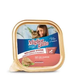 Migliorgatto Alutray PATÉ WITH SALMON 100Gr