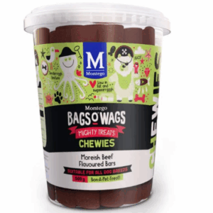 Montego Bags O' Wags Dog Treats - Beef Bars 500G