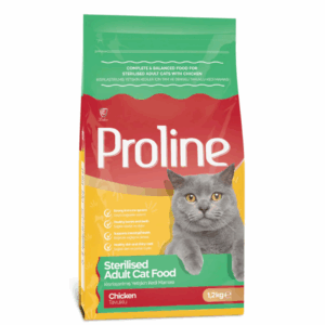 Proline Sterilised cat Food with Chicken 1.2KG