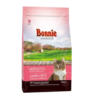 Bonnie Adult Cat Food - Lamb & rice 1.5kg
