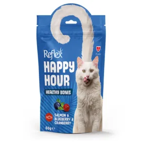 REFLEX HAPPY HOUR CAT TREAT HEALTHY BONES 60GR
