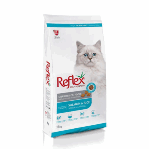 REFLEX  STERLIESED CAT FOOD SALMON AND RICE 15KG