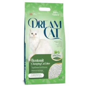 DREAM BENTONITE CLUMPING CAT LITTER ALOE VERA 10L