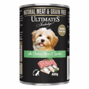 ULTIMATES DOG CAN CHICKEN MINCE & SARDINE 400G