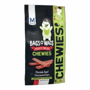 Montego Bags O' Wags Dog Treats - Beef Bars 120g