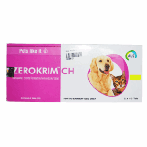 Zerokrim CH Dewormer for Cats & Dogs - 2 Tablets