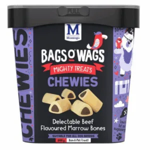 Montego Bags O' Wags Dog Treats - Marrow Bones 500g