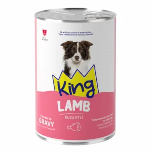 KING CANNED DOG FOOD LAMB CHUNKS IN GRAVY - 400GR