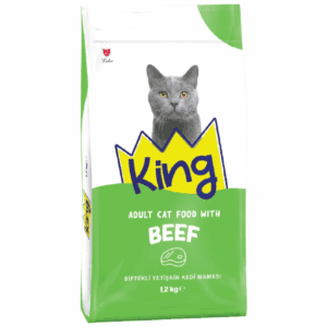 KING ADULT CAT FOOD - BEEF 1.2KG