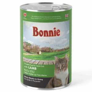BONNIE CANNED CAT FOOD - LAMB IN GRAVY  400GR