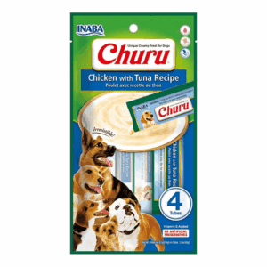 CHURU DOG TREAT - CHICKEN WITH TUNA RECIPE 4 TUBES