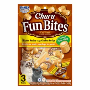 CHURU CAT TREATS - FUN BITES CHICKEN RECIPE WRAPS 3PACKS 60g
