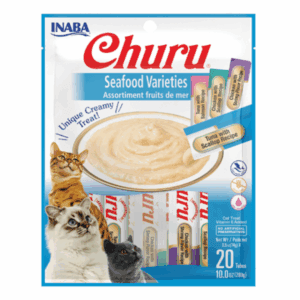 CHURU CAT TREATS - SEAFOOD VARIETY 20 TUBES