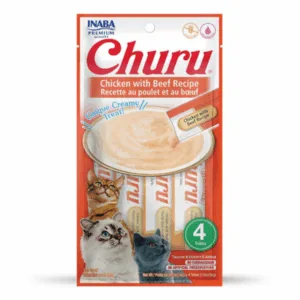 CHURU CAT TREATS - BEEF RECIPE 4 TUBES