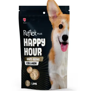 REFLEX HAPPY HOUR DOG TREAT - LAMB, ANTI AGING COLLAGEN 60GR