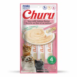 CHURU CAT TREATS - TUNA WITH SALMON RECIPE 4 TUBES