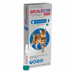 BRAVECTO PLUS FOR CATS 250MG (2.8 - 6.25KG)