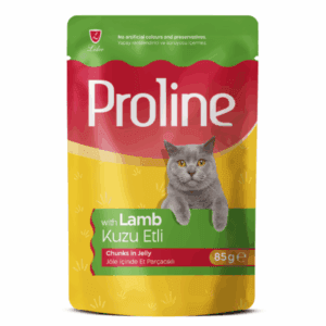 PROLINE CAT FOOD POUCH – LAMB CHUNKS IN JELLY 85G