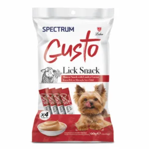 SPECTRUM GUSTO LICK SNACK FOR DOG WITH LAMB AND CARROT 60GR