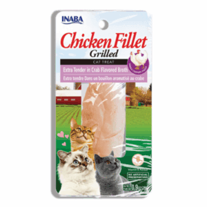 INABA FOODS CAT TREAT - GRILLED CHICKEN FILLET EXTRA TENDER IN CRAB FLAVORED BROTH