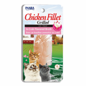 INABA FOODS CAT TREAT - GRILLED CHICKEN FILLET IN CRAB FLAVORED BROTH