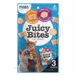 INABA FOODS CAT TREAT - JUICY BITES IN CRAB & SCALLOP FLAVORS