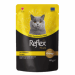 REFLEX PLUS CAT FOOD POUCH - CHICKEN CHUNKS IN GRAVY 85GR