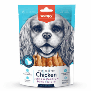 WANPY DOG TREAT - CHICKEN CALCIUM BONE 100 GR